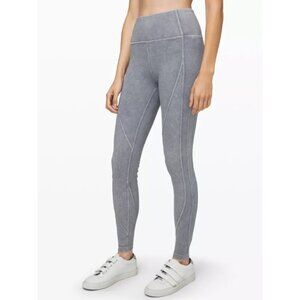 LULULEMON Wunder Under High-Rise Tight Snow Washed Ribbed 28" - Size 10